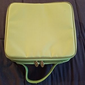 La Mer cosmetics bag